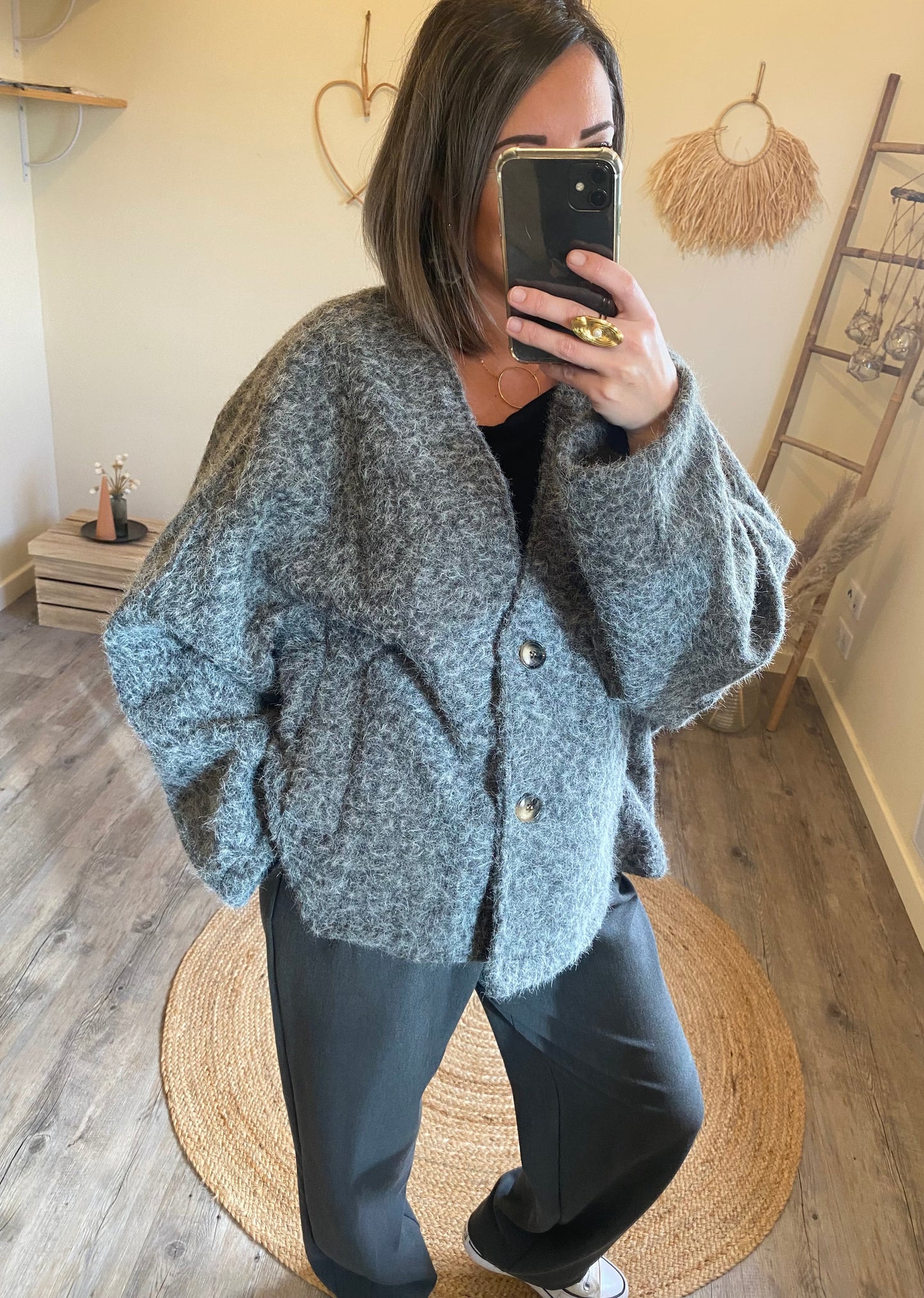 Veste Sarah Grise