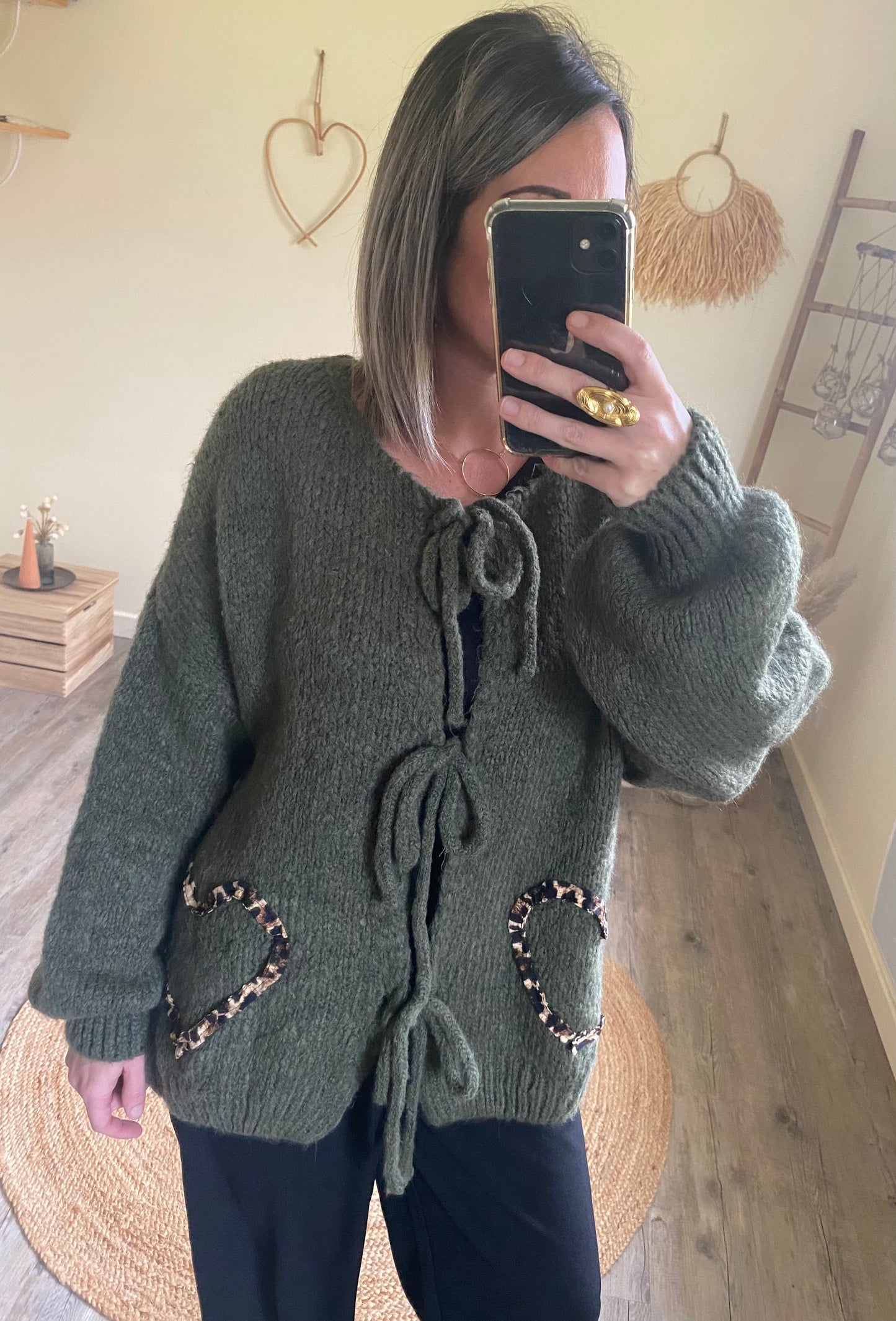 Gilet Hugo Kaki