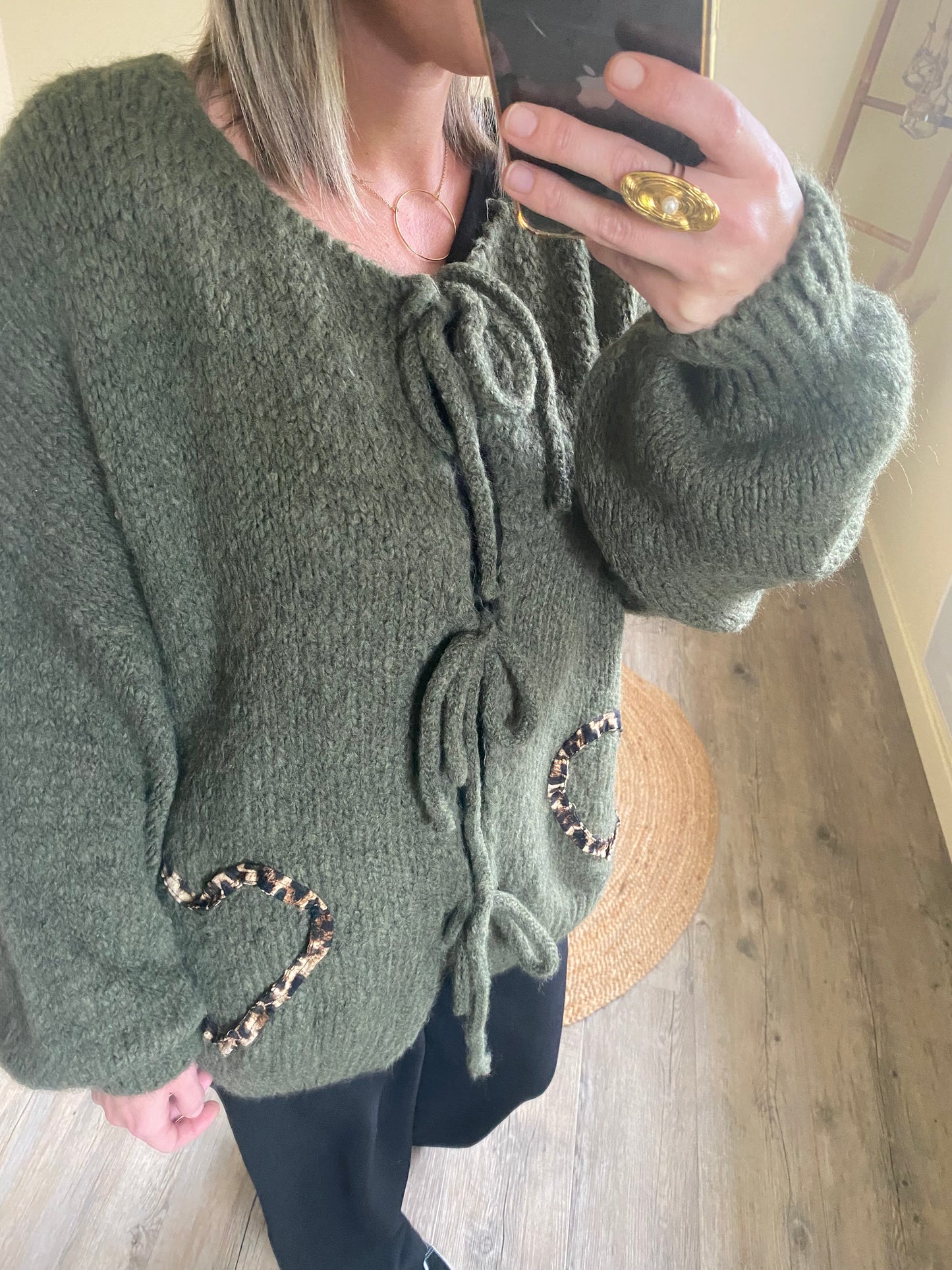 Gilet Hugo Kaki