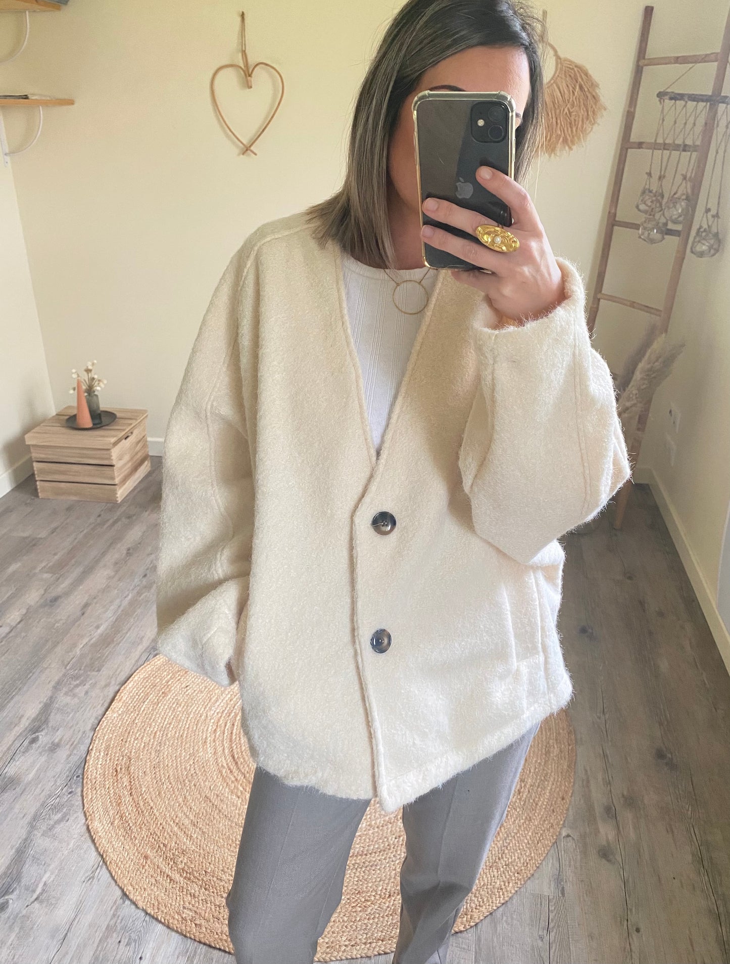 Veste Sarah écru