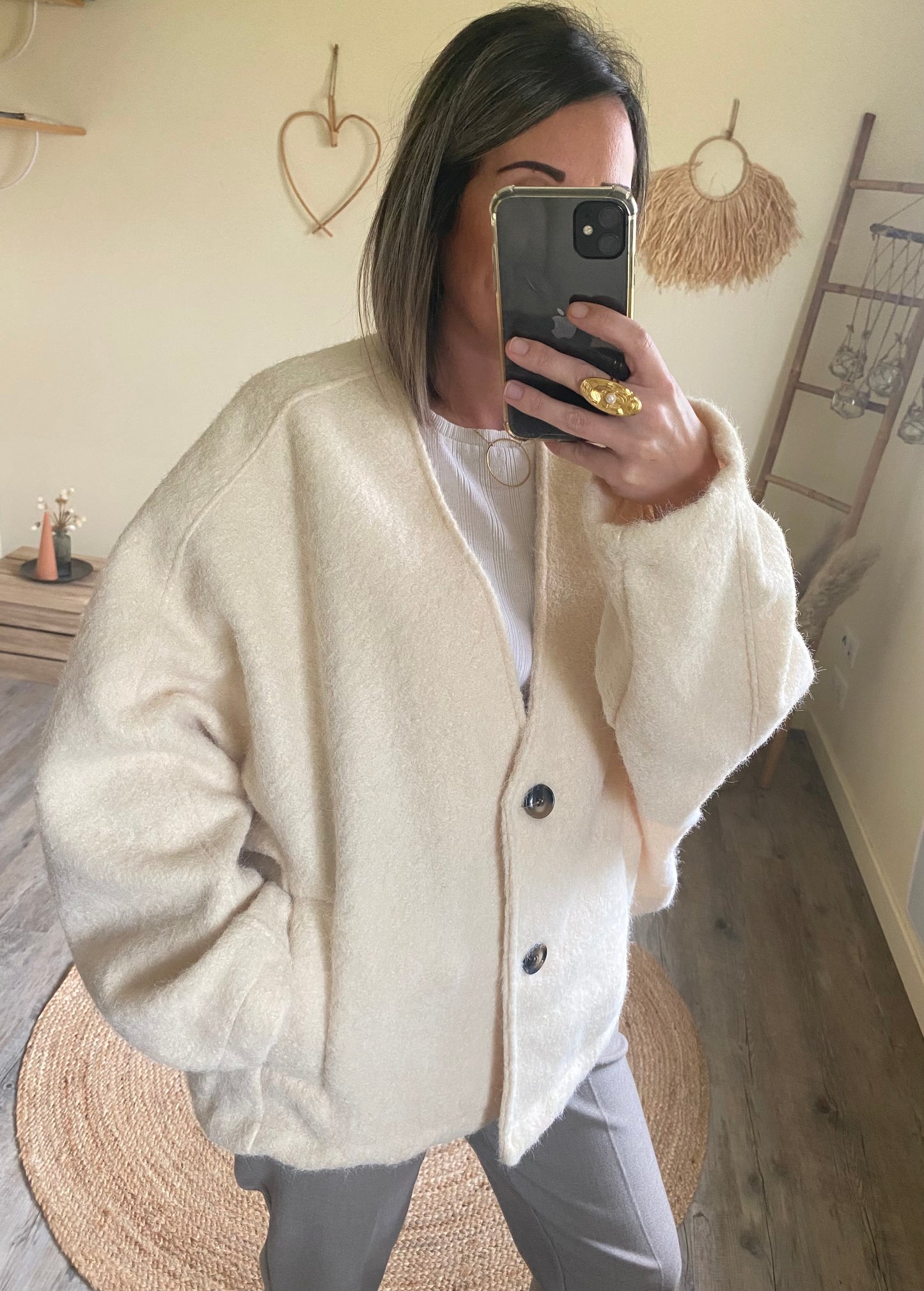 Veste Sarah écru
