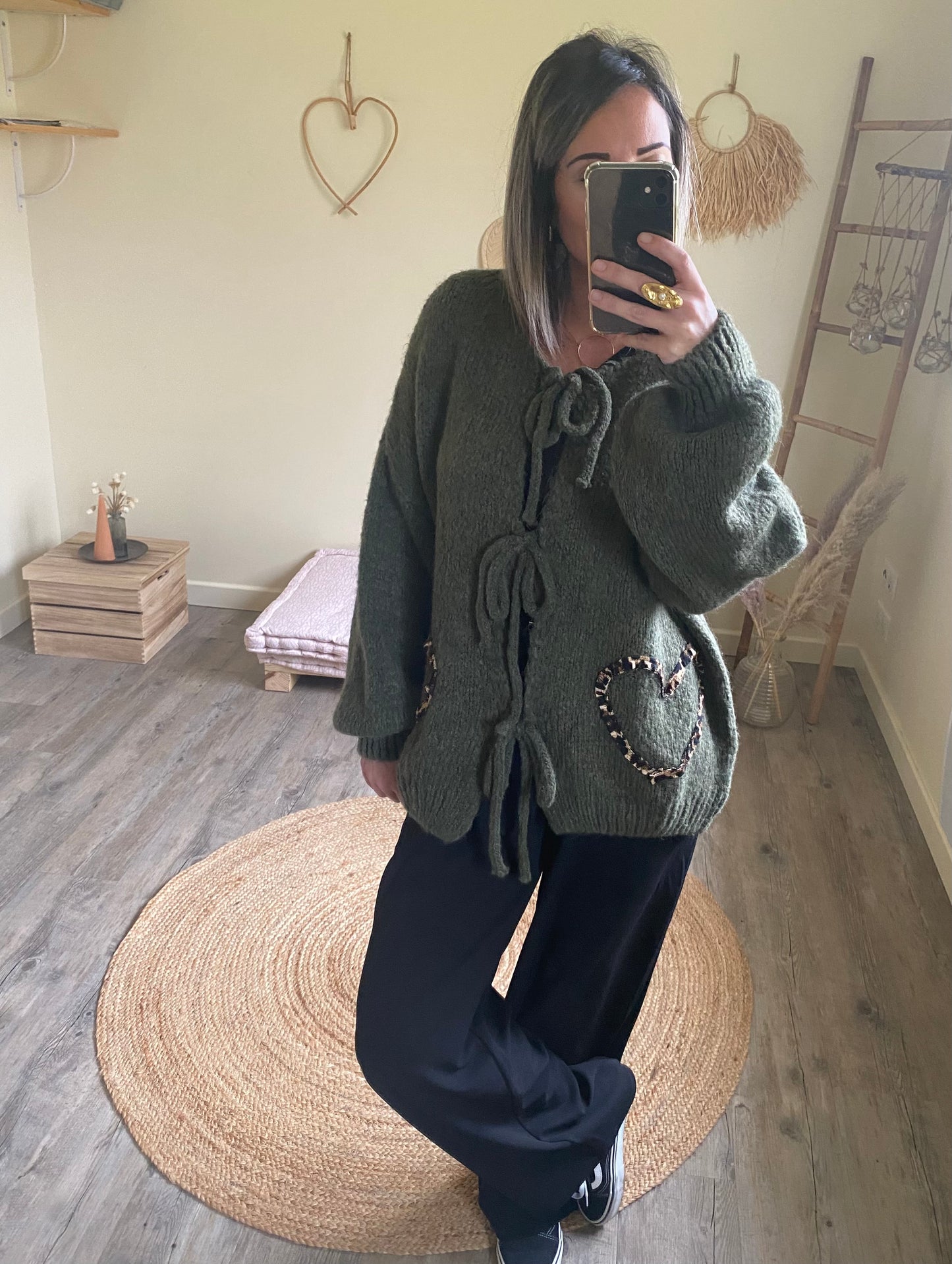 Gilet Hugo Kaki
