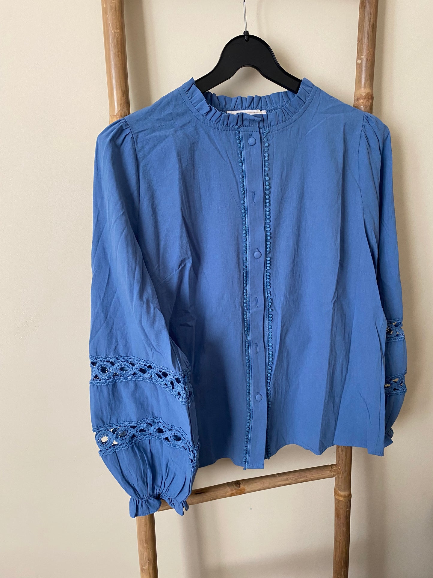 Blouse bleue