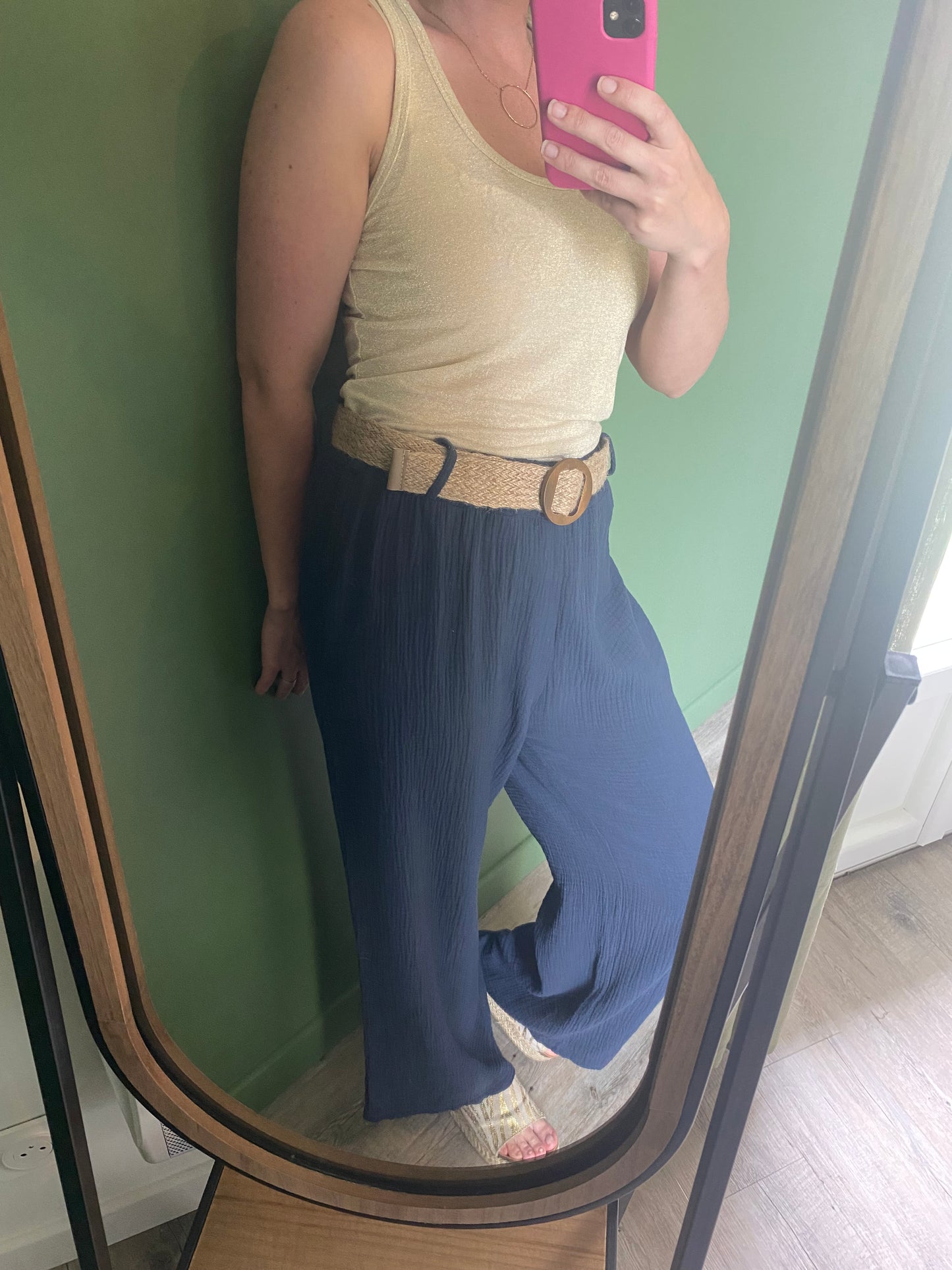 Pantalon gaze de coton