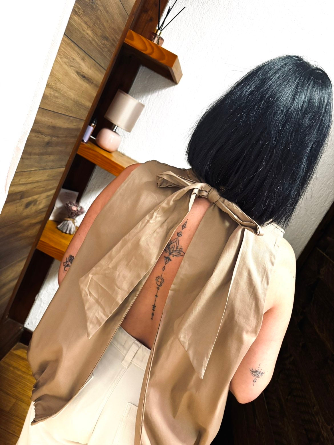 Blouse dos nu