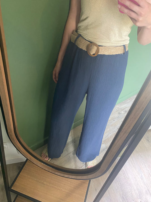 Pantalon gaze de coton